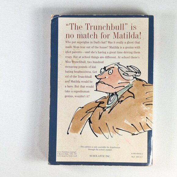 1996 Roald Dahl´s Matilda 1st Scholastic edition illustrated by Quentin Blake - Picture 5 of 13